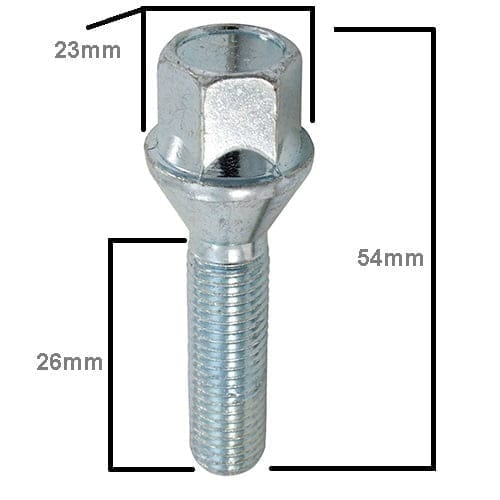 Hjulbultar M12 & M14 - 20st