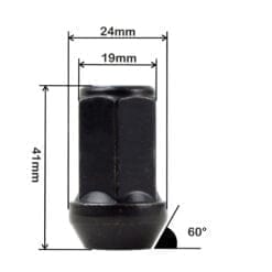 Hjulmuttrar 41mm - 20ST